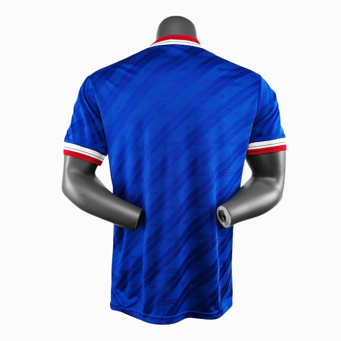 Manchester United 1986 Maillot Rétro Bleu