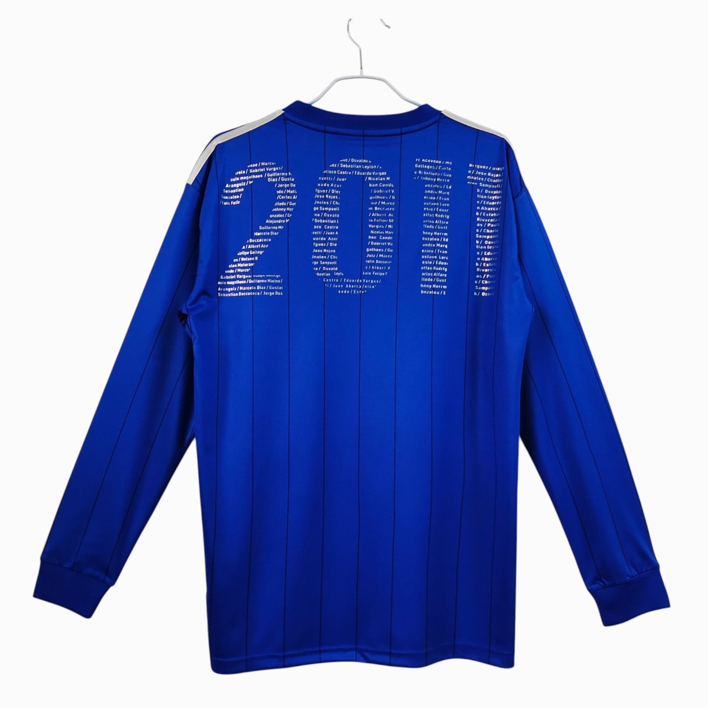 Universidad De Chile 2011 Maillot Rétro Commémoratif Bleu Manches Longues