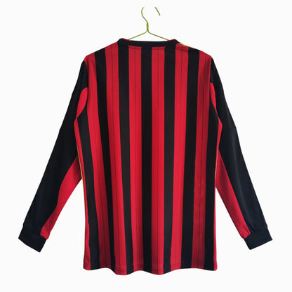 AC Milan 2013-14 Maillot Rétro Domicile Manches Longues