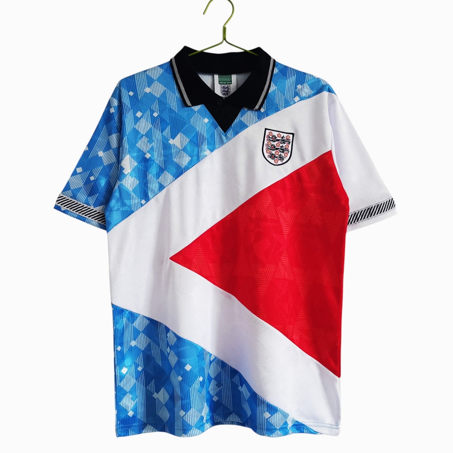 Angleterre 1990 Maillot Rétro Tricolore