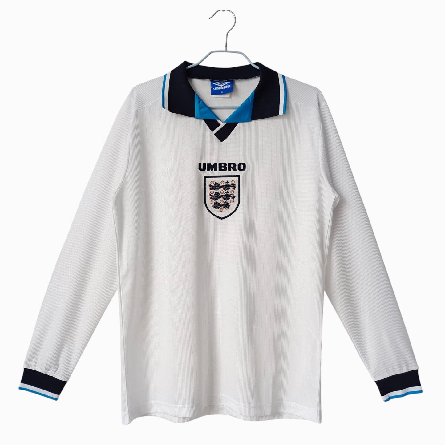 Angleterre 1996 Maillot Rétro Domicile Manches Longues