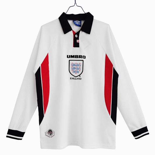 Angleterre 1998 Maillot Rétro Domicile Manches Longues