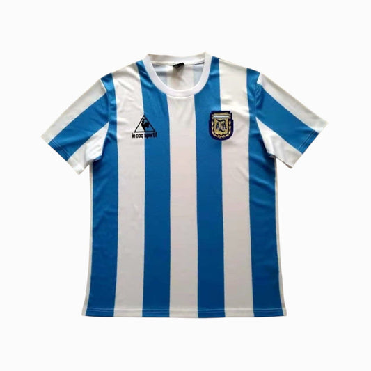 Argentine 1986 Maillot Rétro Domicile