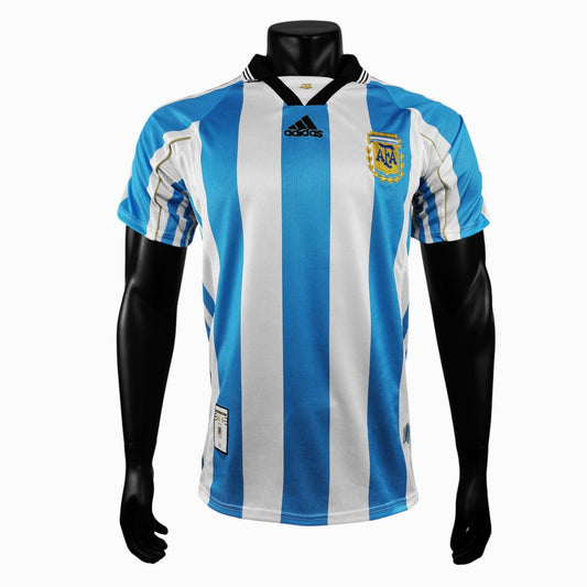 Argentine 1998 Maillot Rétro Domicile