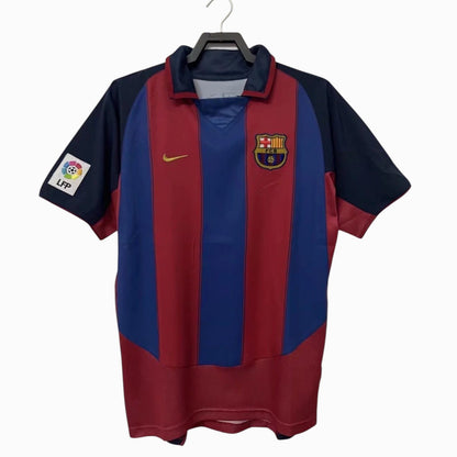 Barcelona 2003-04 Maillot Rétro Domicile