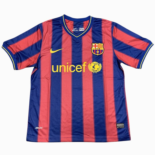 Barcelona 2009-10 Maillot Rétro Domicile