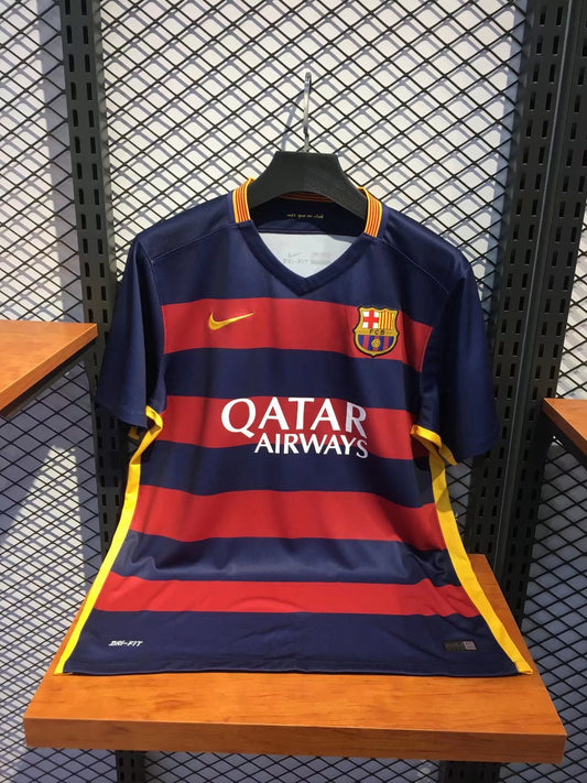 Barcelona 2015-16 Maillot Rétro Domicile