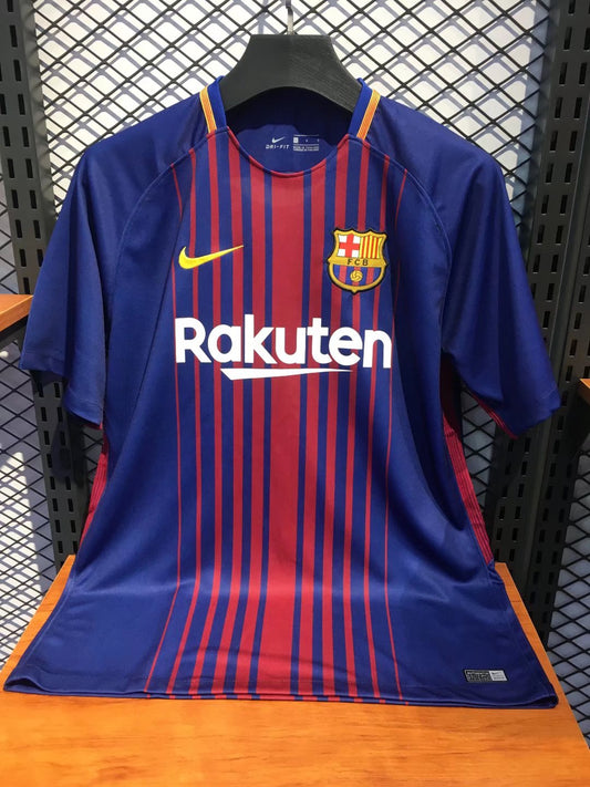 Barcelona 2017-18 Maillot Rétro Domicile