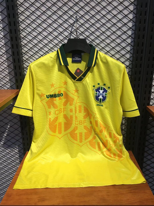 Brésil 1993 Maillot Rétro Domicile
