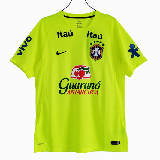 Brésil 2020 Maillot D'Entraînement Vert Fluorescent