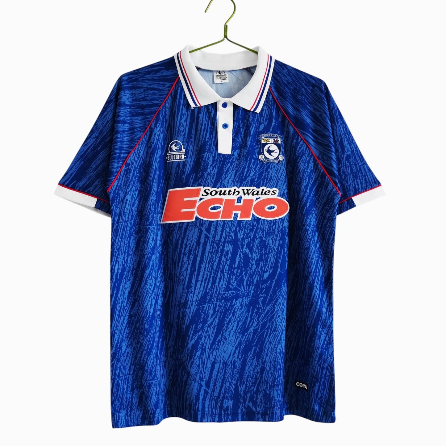Cardiff City 1990 Maillot Rétro Domicile