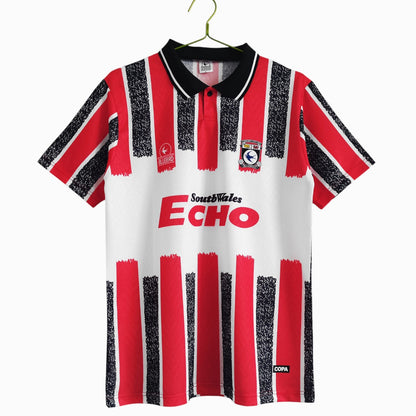 Cardiff City 1990 Maillot Rétro Rouge