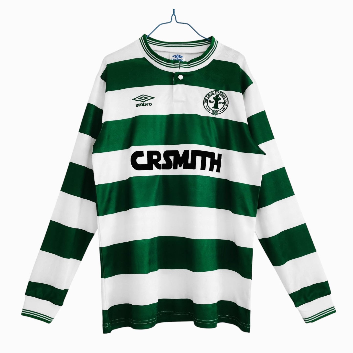 Celtic 1987-88 Maillot Rétro Domicile Manches Longues