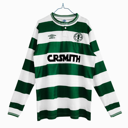 Celtic 1987-88 Maillot Rétro Domicile Manches Longues