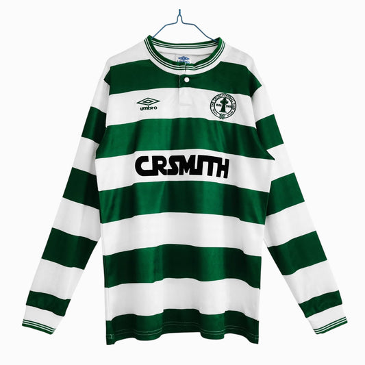 Celtic 1987-88 Maillot Rétro Domicile Manches Longues