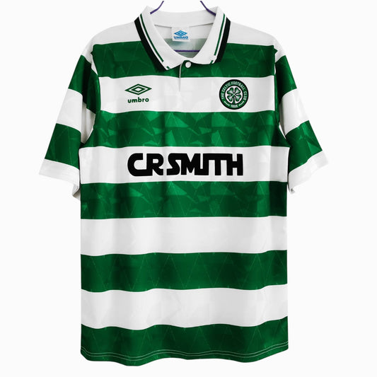 Celtic 1989-91 Maillot Rétro Domicile