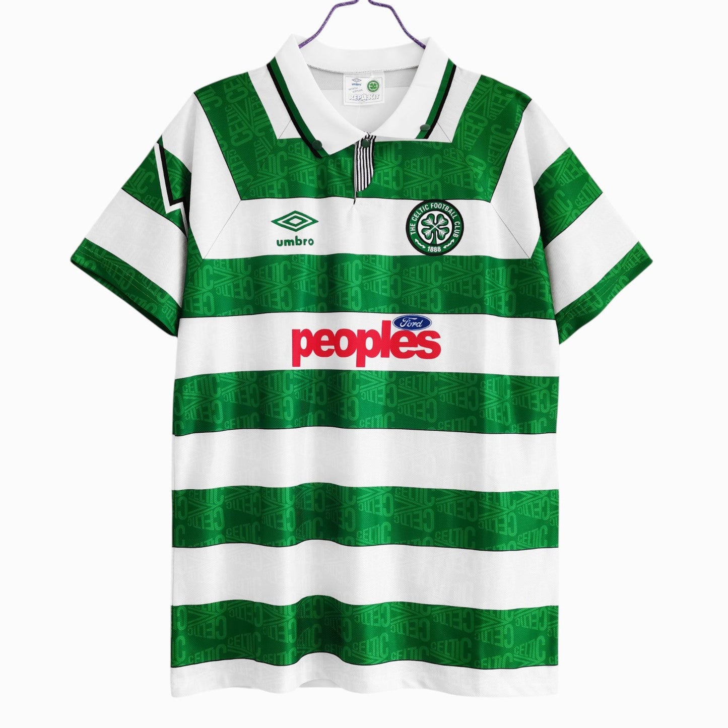 Celtic 1991-92 Maillot Rétro Domicile