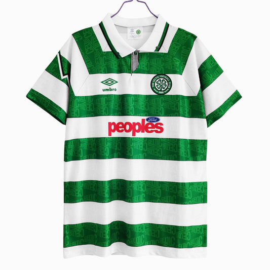 Celtic 1991-92 Maillot Rétro Domicile