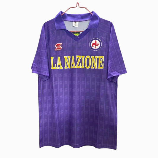 Fiorentina 1989-90 Maillot Rétro Domicile