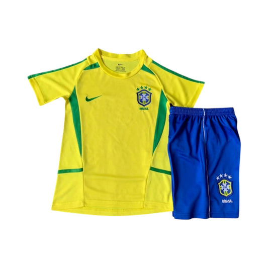 Maillot Rétro Enfant/Junior Brésil 2002 Domicile