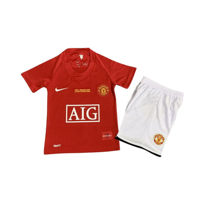 Maillot Rétro Enfant/Junior Manchester United 2007-2008 Domicile
