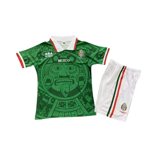 Maillot Rétro Enfant/Junior Mexique 1998 Domicile