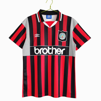 Manchester City 1994-96 Maillot Rétro Extérieur