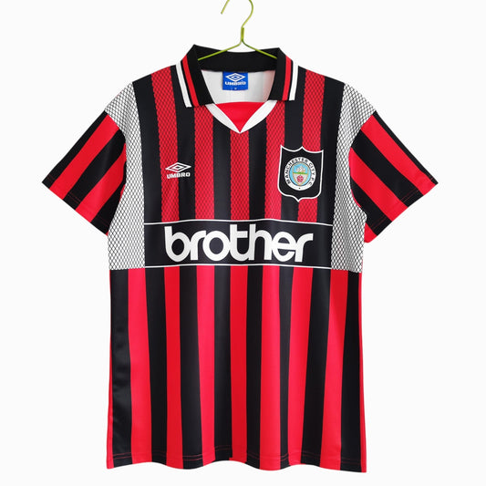Manchester City 1994-96 Maillot Rétro Extérieur