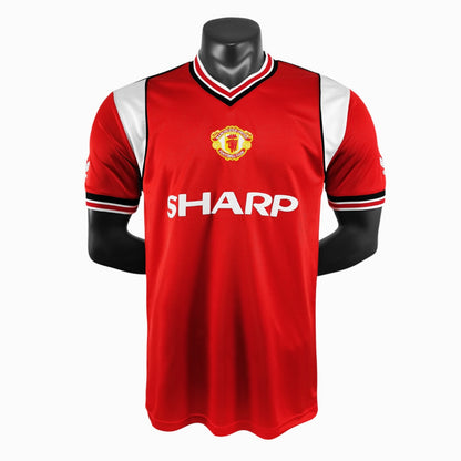 Manchester United 1985 Maillot Rétro Domicile