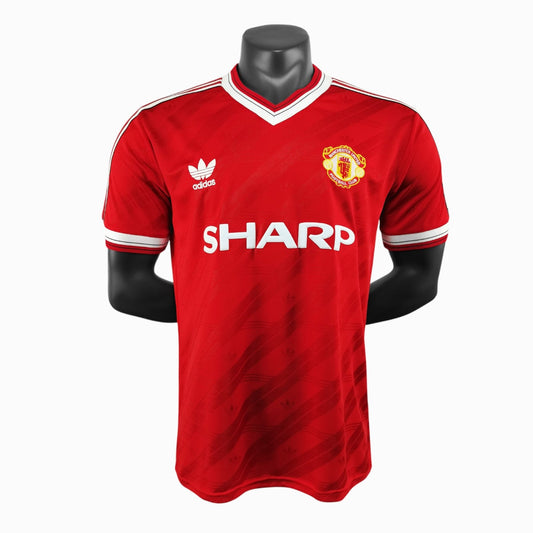 Manchester United 1986 Maillot Rétro Domicile