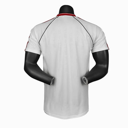 Manchester United 1988 Maillot Rétro Blanc