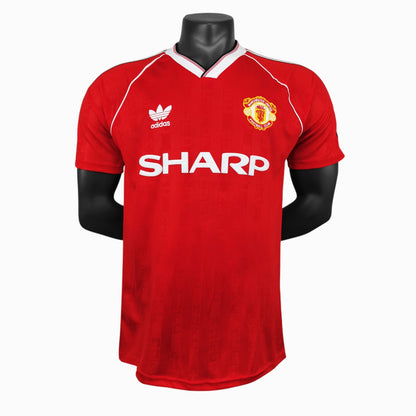 Manchester United 1988 Maillot Rétro Domicile