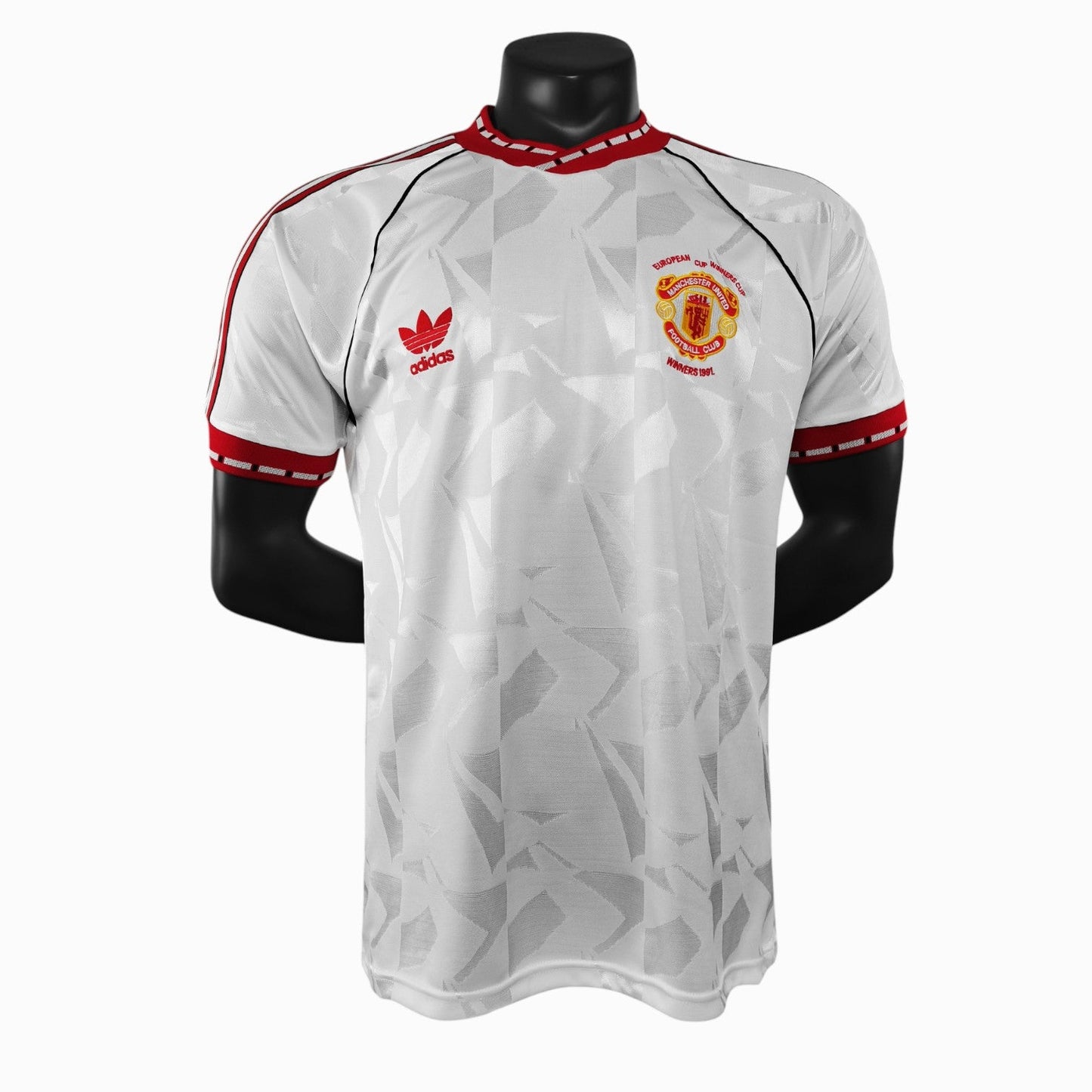 Manchester United 1991 Maillot Rétro Blanc
