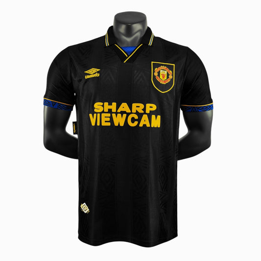 Manchester United 1993-94 Maillot Rétro Noir