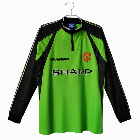 Manchester United 1998-99 Maillot Rétro Gardien Manches Longues