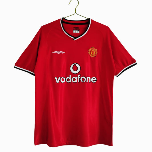 Manchester United 2000-02 Maillot Rétro Domicile