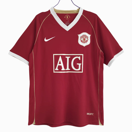 Manchester United 2006-07 Maillot Rétro Domicile