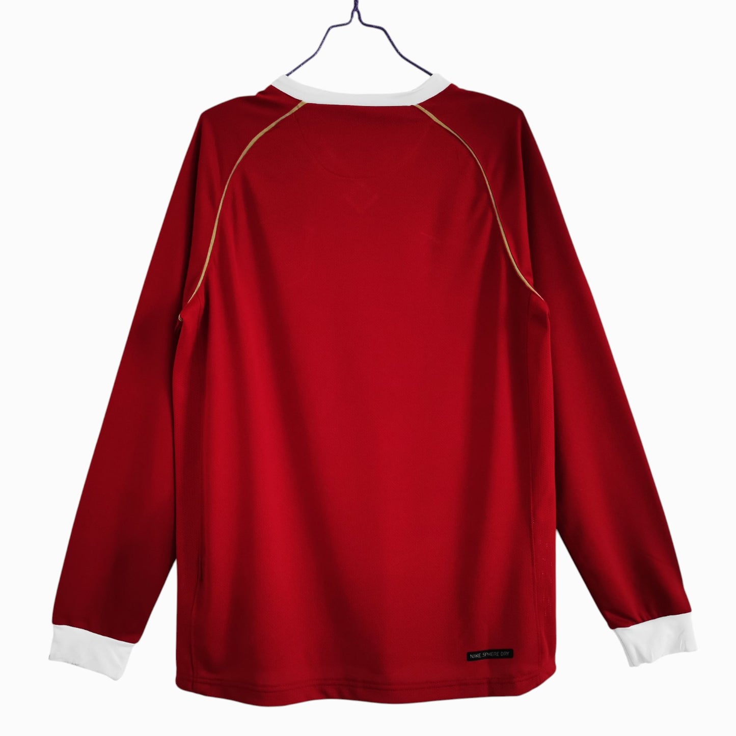 Manchester United 2006-07 Maillot Rétro Domicile Manches Longues