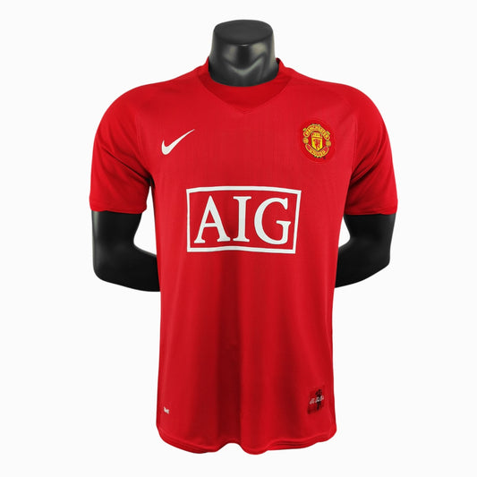 Manchester United 2007-08 Maillot Rétro Domicile
