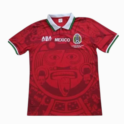 Mexique 1998 Maillot Rétro Rouge