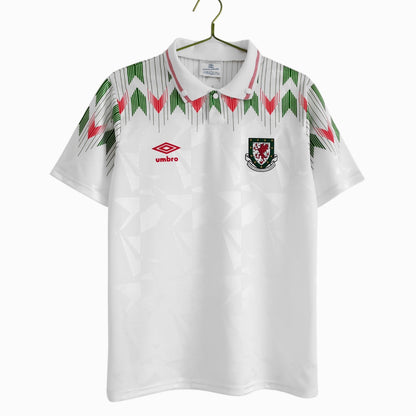 Pays De Galles 1990-92 Maillot Rétro Extérieur