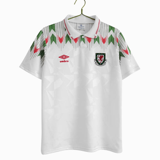 Pays De Galles 1990-92 Maillot Rétro Extérieur