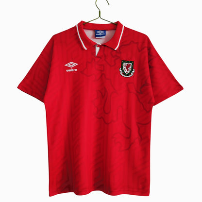 Pays De Galles 1992-94 Maillot Rétro Domicile