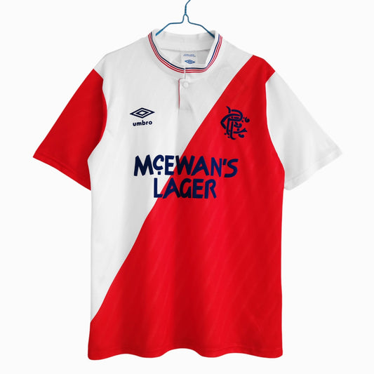 Rangers 1987-88 Maillot Rétro Extérieur
