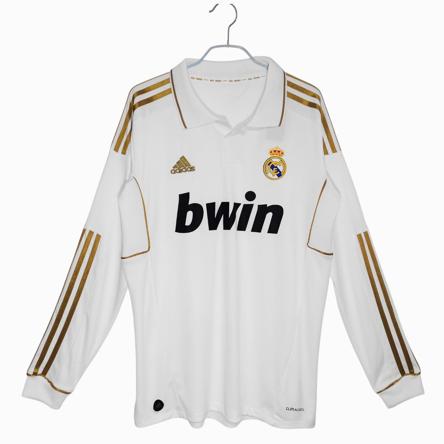 Real Madrid 2011-12 Maillot Rétro Domicile Manches Longues
