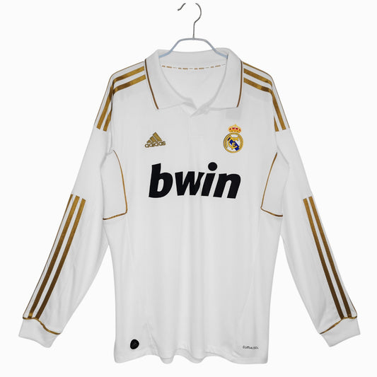 Real Madrid 2011-12 Maillot Rétro Domicile Manches Longues