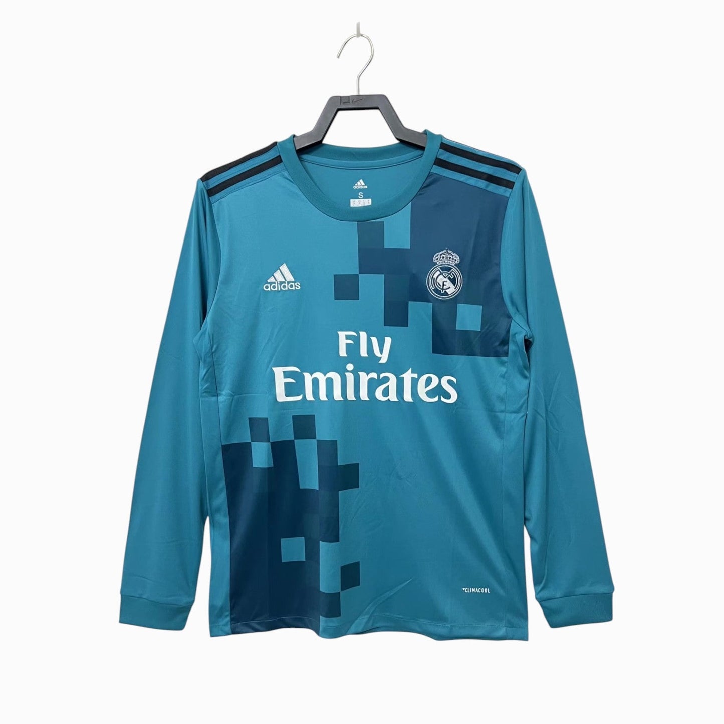 Real Madrid 2017-18 Maillot Rétro Alternatif Manches Longues